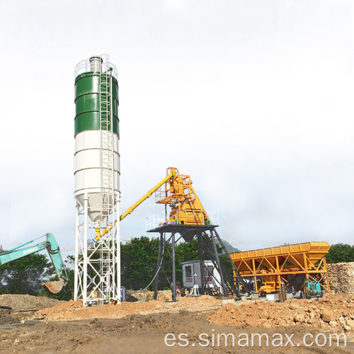 La planta de lotes de concreto más vendido